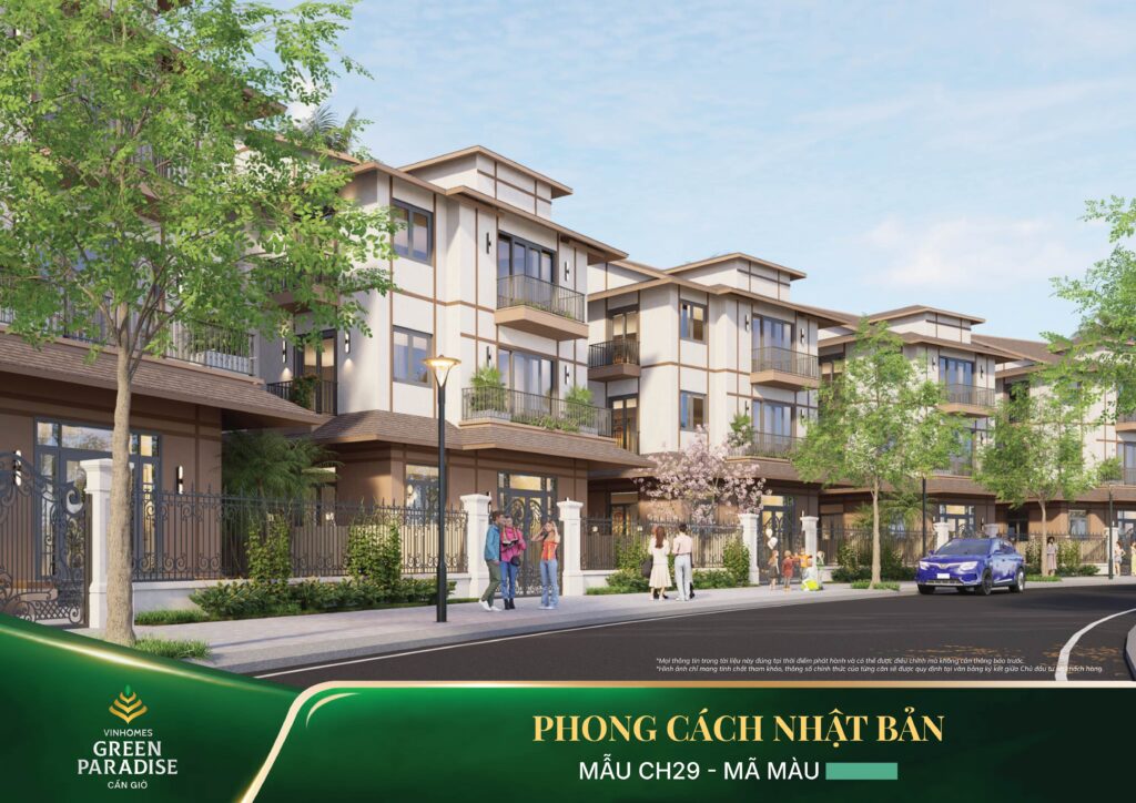 Thiết kế mẫu biệt thự vinhomes green paradise cần giờ